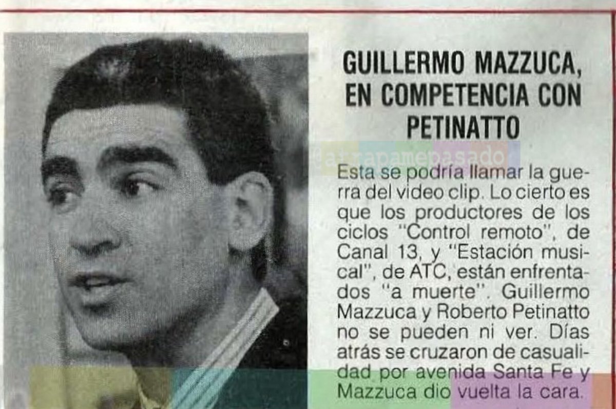 atrapamepasado's tweet photo. Se picó entre Pettinato y Macu Mazzuca, dijo #Teletotal #En1987📺 https://t.co/vwRRCU4iVe