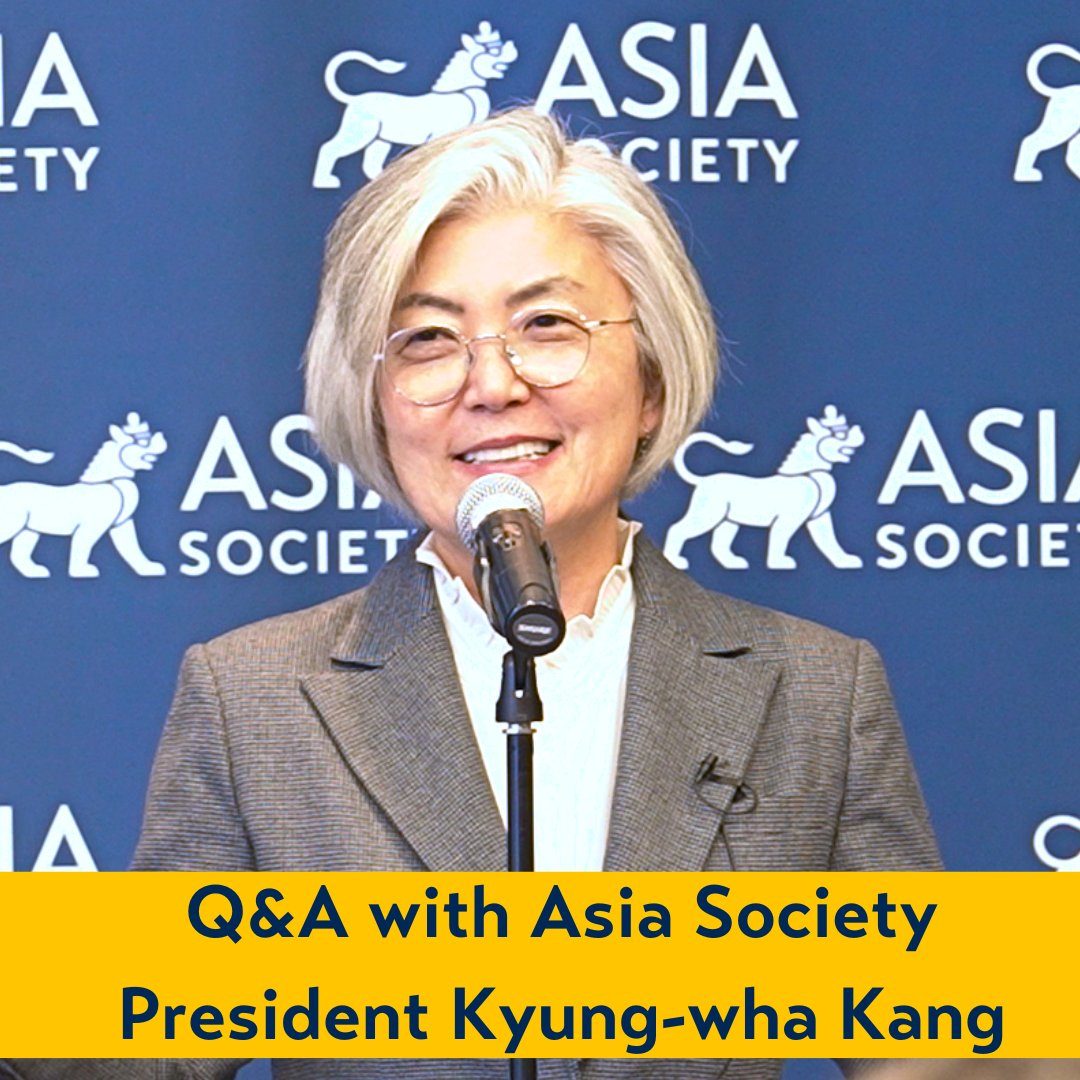 Hello all! How did you find my first Q&amp;A video? We continue to collect questions for my next monthly video. What questions do you have for me and <a href="/AsiaSociety/">Asia Society</a> <a href="/AsiaPolicy/">Asia Society Policy Institute (ASPI)</a>? Please share in the comments!
