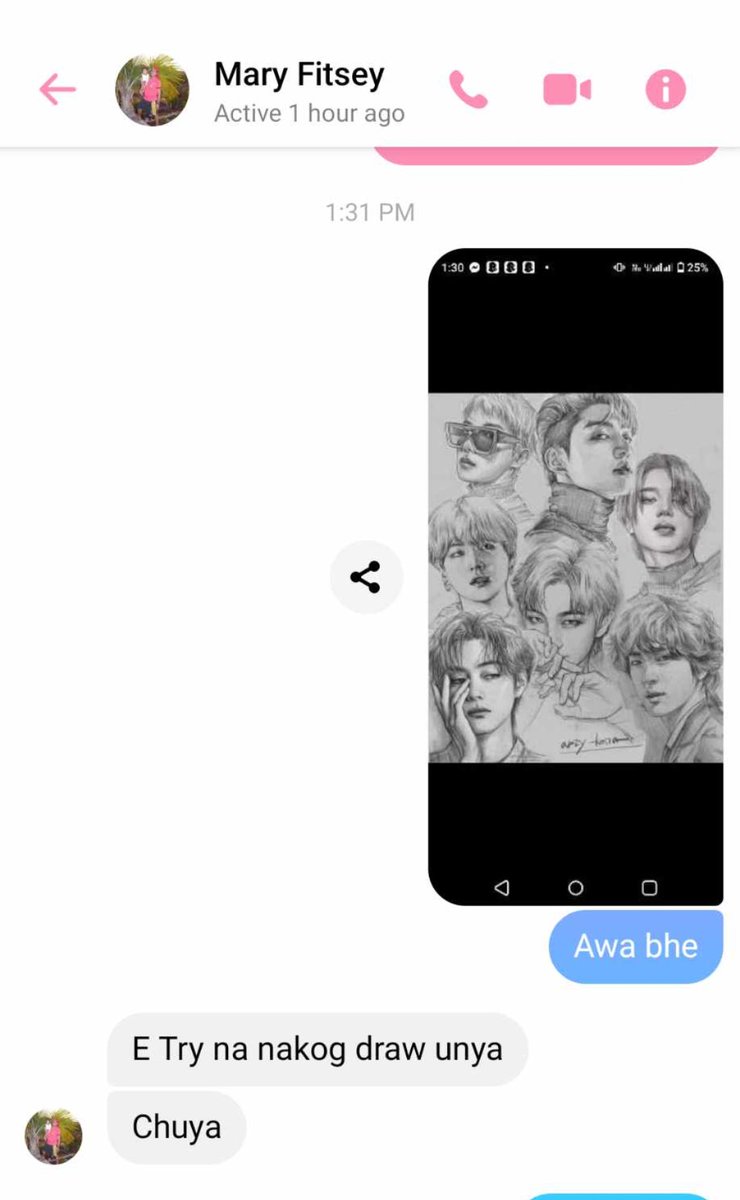 LutaoMary's tweet photo. Fitsey's artwork my bias BTS Kim Taehyung💜
Credit to the owner of this pic nice artwork mao ni gisundan ni fitsey ky chuy daw😊
Good job bhe maka proud kaayo ky di pa gyd ni siya dugay ng interest mg drawing2x bag uhay pa gyud dayon mao nani iyahang makaya😊🥰
#BtsVart https://t.co/2TZwUGaVcu
