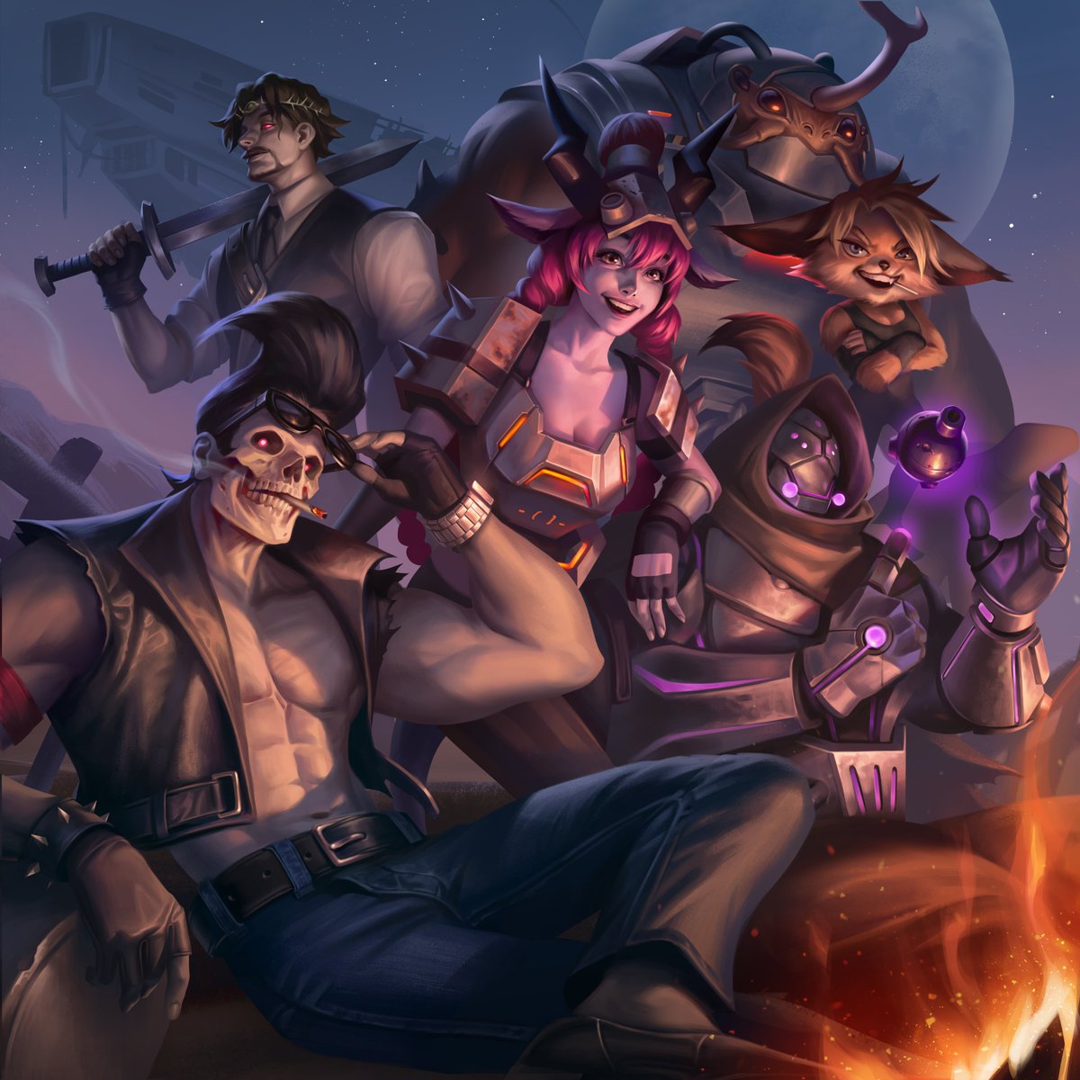 quasigrant's tweet photo. Official art for Campaign 3 is complete @thehomebrewdnd 

Catch Tyrell &amp; I at Gen Con, booth #356, slinging MythCraft with @QuasiRealHouse 

art by @neint9 https://t.co/fehB32CQY5
