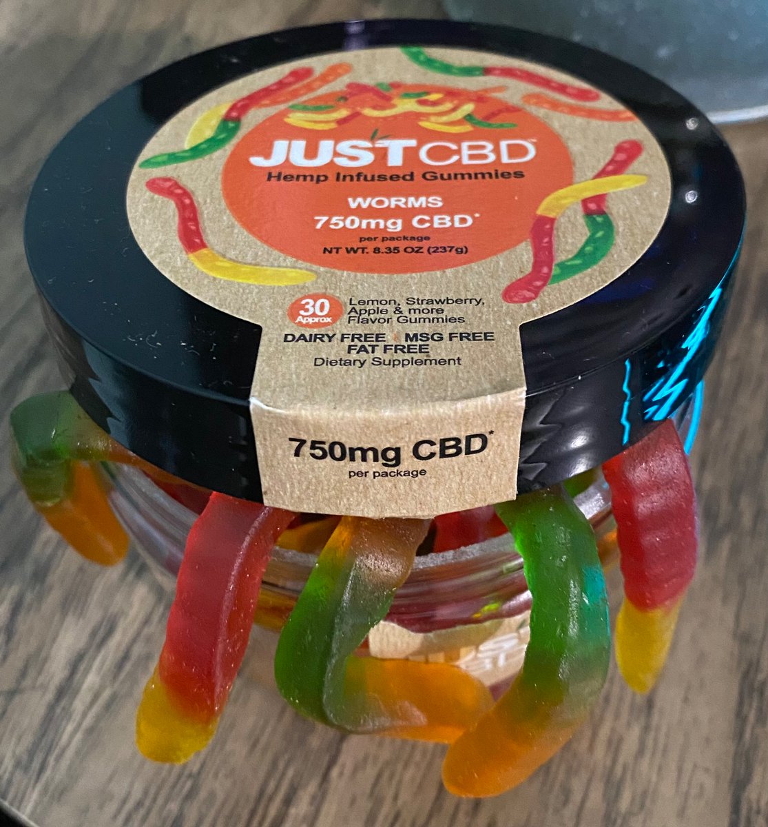 I heard it’s National Gummy Worm Day! So doing my part 😁. #Hemp #CBD #NationalGummyWormDay <a href="/JustCbd/">JustCBD</a>
