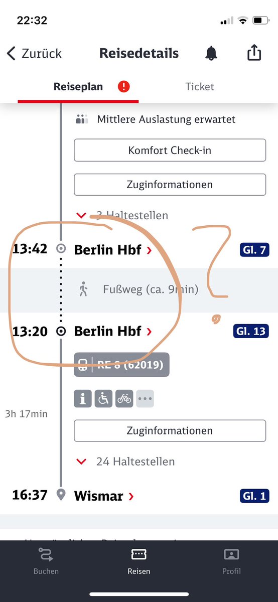 Mandrumm's tweet photo. Hey @DB_Bahn , ich wurde von euch über Änderungen in meinem Reiseplan informiert. Ich muss dann also zum Umsteigen in Berlin 25 min. in der Zeit zurück reisen. Habt ihr da Erfahrung - geht das easy mit Kindern? https://t.co/CIQhMJTa88