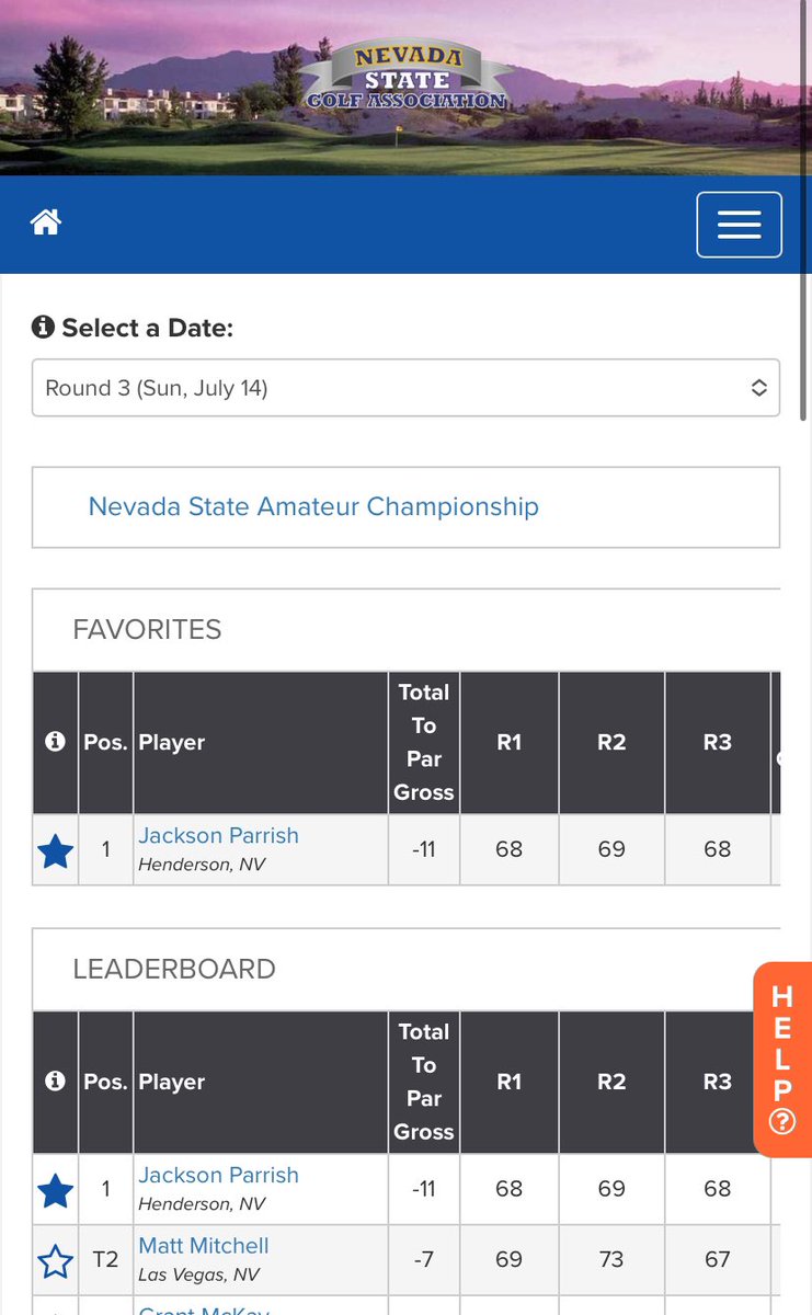 CalPolyMensGolf's tweet photo. Jackson Parrish won the Nevada State Amateur by 4 shots yesterday! Only player in the field to fire 3 rounds in the 60’s. The win booked his ticket into the US Amateur at Hazeltine National Golf Club later this summer. 
#MustangSummer2024 https://t.co/K5c0dl5Ara