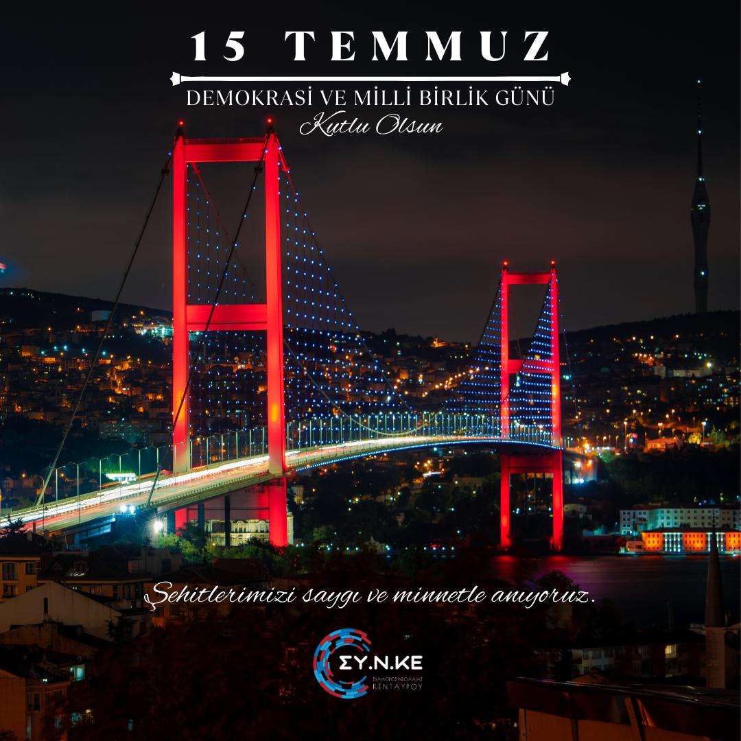 synke2012's tweet photo. 15 Temmuz 2016 tarihinde vatanı uğruna canını feda eden aziz şehitlerimizi rahmetle, kahraman gazilerimizi minnet ve şükranla anıyoruz. #15temmuz https://t.co/tuc4RQuxyj