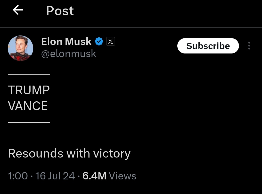 TVCTOSOL's tweet photo. Most bullish narrative, President + VP + Elon. Do you fade anon!?

https://t.co/hXGpWb5zxf

BoKkX7JqfVudXSmLmP8t3hgtg6FrELGXiR63cx2vacQv https://t.co/BEWdGvaC6L