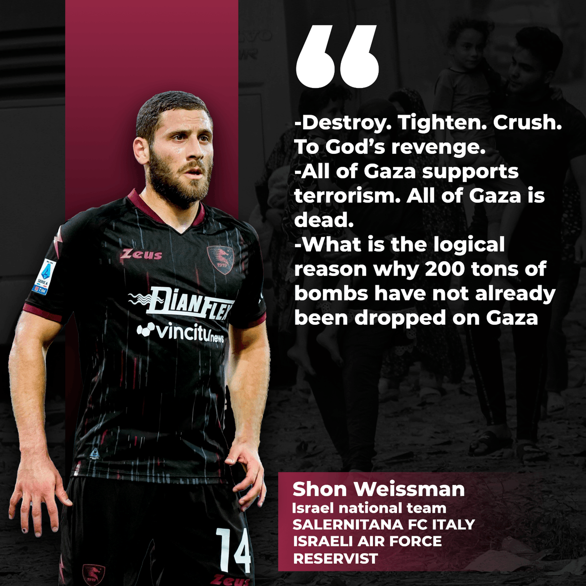 Stop sportwashing Israeli genocide. Sanctions now. Ban Israel from international sport competitions #banisrael #redcardisrael <a href="/FIFAcom/">FIFA</a>  <a href="/FIFAWorldCup/">FIFA World Cup</a>  <a href="/Olympics/">The Olympic Games</a>