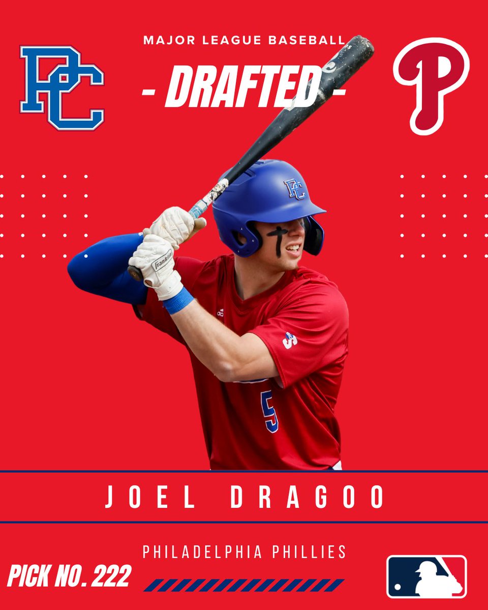 🚨 Joel Dragoo to the Phillies 🚨

In the seventh round of the 2024 MLB Draft Dragoo was picked 222nd overall by the Philadelphia Phillies 👏

📰 - shorturl.at/6Jfsg

#gobluehose #hoseinthepros #mlbdraft