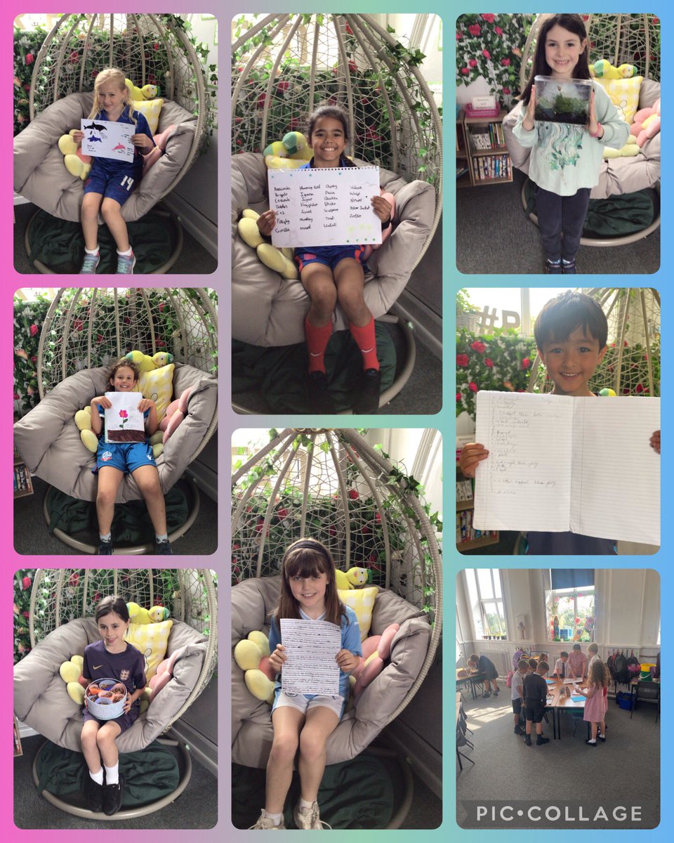 Another wonderful home learning exhibition spread over Friday and today. We had a variety of projects from Stoneage roundhouses and homemade cakes, to a snail rehabilitation clinic and much more! It’s great to see children love their learning. Well done, Y2/3 <a href="/Hollymountbury/">Holly Mount RC Primary</a>