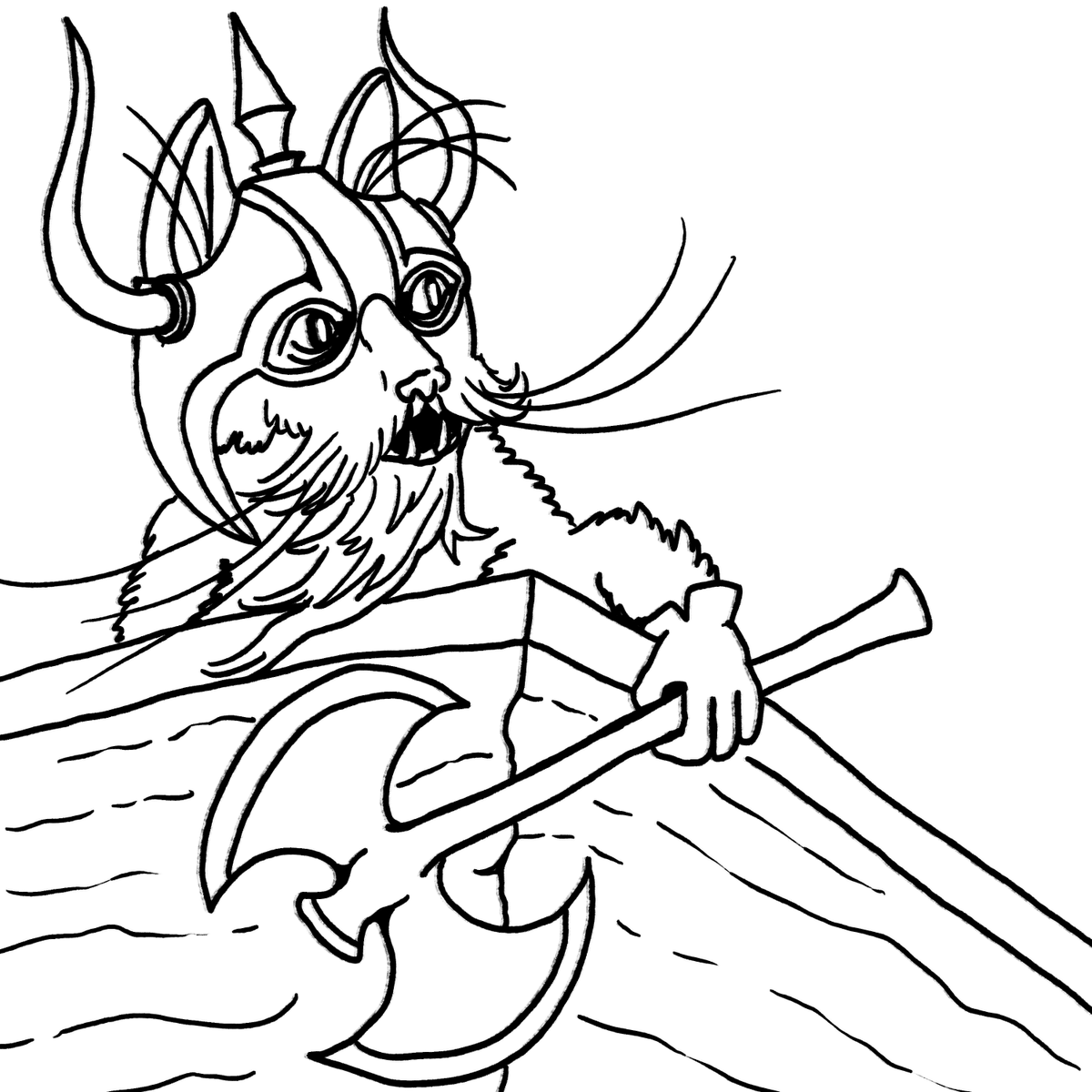 SamuelThomasCu2's tweet photo. Sketches of the battlecats of the ramparts https://t.co/kxVbykA1mM