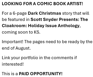 Oscarom29's tweet photo. I got into another anthology (woohoo!), and I need your help in this search! https://t.co/NiDB3I2LRJ