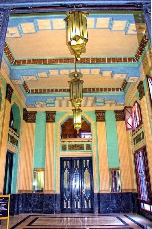 The Bacardi Building Art Deco lobby, Old Havana, Cuba