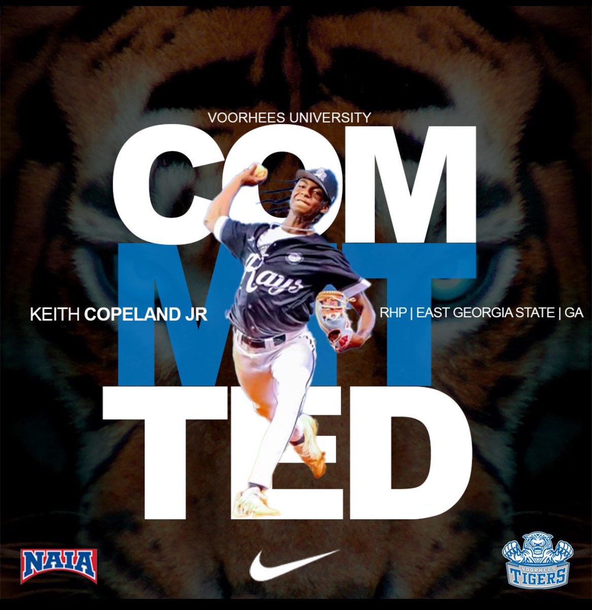 Voorhees University Baseball (@voorheesbsb) on Twitter photo Our newest @voorheesuniv baseball commit
<a href="/Keefeerz/">Keith Copeland Jr.</a>
RHP
East Georgia State College
Swainsboro, GA
Attending Major: Business Admin
Our newest @voorheesuniv baseball commit
We wanna welcome Keith to the Voorhees Family ! 🐾🔵 Our newest @voorheesuniv baseball commit
<a href="/Keefeerz/">Keith Copeland Jr.</a>
RHP
East Georgia State College
Swainsboro, GA
Attending Major: Business Admin
Our newest @voorheesuniv baseball commit
We wanna welcome Keith to the Voorhees Family ! 🐾🔵