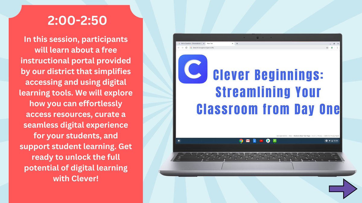 JCPS IT3 💻 Digital Innovation (@jcpsdigin) on Twitter photo ‼️ Happening NOW! ‼️
#JCPSDigIn Virtual IGNITE! with <a href="/kreceveur/">Dr. Kathleen Receveur</a> & Jesse Harris from @JCPSIT3 on Streamlining Your Classroom from Day 1 with <a href="/clever/">Clever</a> !
<a href="/JCPSKY/">JCPS</a> ✔️ Vector & join us to see how you can use this student engagement tool starting on Day 1! #WeAreJCPS <a href="/JCPSTechEA/">William Pierce</a> ‼️ Happening NOW! ‼️
#JCPSDigIn Virtual IGNITE! with <a href="/kreceveur/">Dr. Kathleen Receveur</a> & Jesse Harris from @JCPSIT3 on Streamlining Your Classroom from Day 1 with <a href="/clever/">Clever</a> !
<a href="/JCPSKY/">JCPS</a> ✔️ Vector & join us to see how you can use this student engagement tool starting on Day 1! #WeAreJCPS <a href="/JCPSTechEA/">William Pierce</a>