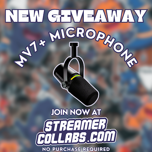 StreamerCollabs is giving away a BRAND NEW Shure MV7+ Microphone! 

LIKE AND RETWEET
Follow <a href="/Streamercollabs/">StreamerCollabs</a> 
Click the link below to enter! 

➡️streamercollabs.com/giveaways/curr…

#giveaways #giveaway #repost #giveawaytime #contest #competition #ShureMV7 #Shure #Streamercollabs #USonly