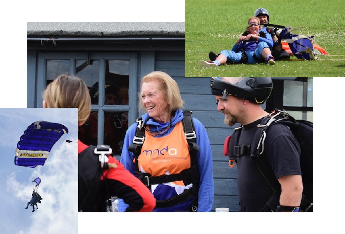 Thank you to Sue Pomeroy, Ladies’ Captain of Princes Risborough Golf Club, who completed a tandem skydive for us and raised over £1850 for us.