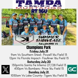 Be sure to stop at <a href="/BackwardsKJax/">Backwards K Softball</a> Newberry Florida, Field 13 to check us out!🥎🔥<a href="/SBRRetweets/">Softball Recruiting Reposts</a> <a href="/TopPreps/">TOP PREPS - Free Sports News, Videos & Information</a> <a href="/SUncommitted/">Softball Uncommitted</a> @SC_State_SB