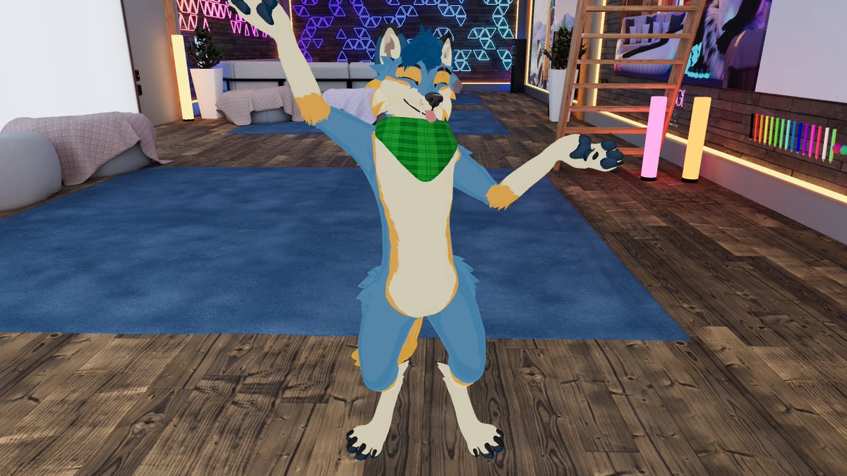 RGdogArts's tweet photo. #vrchat #vrchatavatar #commission #vrchatfurry 
a recently finnished vrc commission for @thatbluehusky https://t.co/c95eOxJbsI