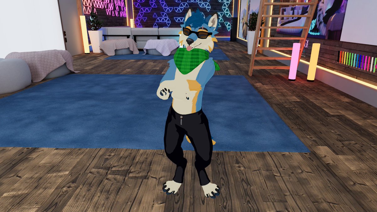 RGdogArts's tweet photo. #vrchat #vrchatavatar #commission #vrchatfurry 
a recently finnished vrc commission for @thatbluehusky https://t.co/c95eOxJbsI