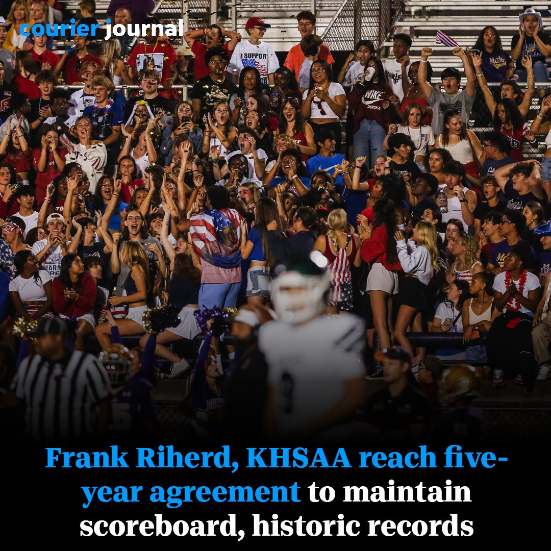 A five-year deal reached in late June between ArbiterSports and the KHSAA will allow a long-standing partnership with Frank Riherd to continue.

📝: @Broookksss / The Courier Journal
📸: <a href="/mattstonephotog/">Matt Stone</a> / The Courier Journal

courier-journal.com/story/sports/p…