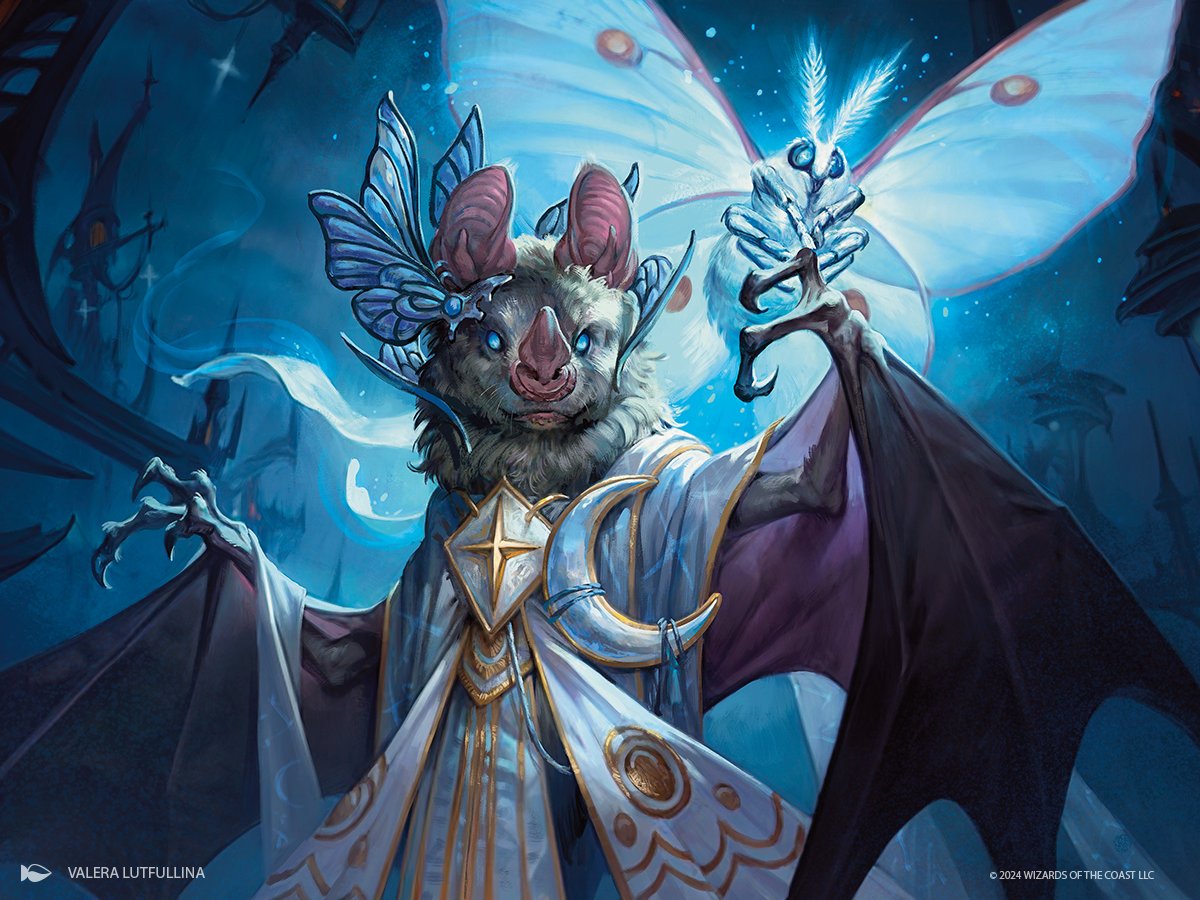 wizards_magic's tweet photo. Trend Prediction: Glowing Moths.
🩵💜 #MTGBloomburrow https://t.co/71dOi62FxS