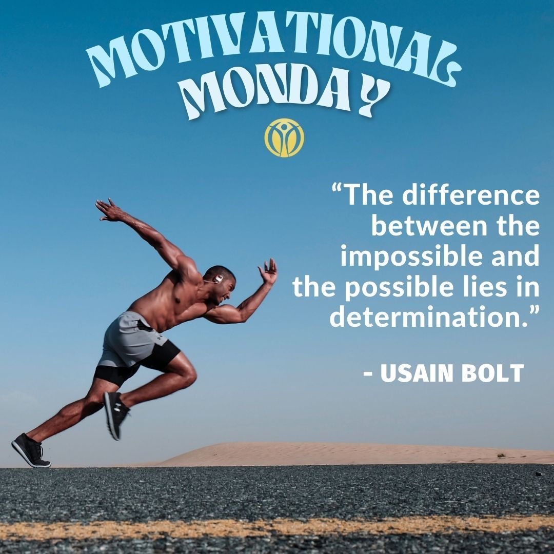 InsideoutStudio's tweet photo. "Kickstart your week with the unstoppable mindset of Usain Bolt: 'The difference between impossible and possible lies in your determination.' 🌟💪 #MotivationalMonday #Determination #Inspiration" https://t.co/K97l9jLUsi