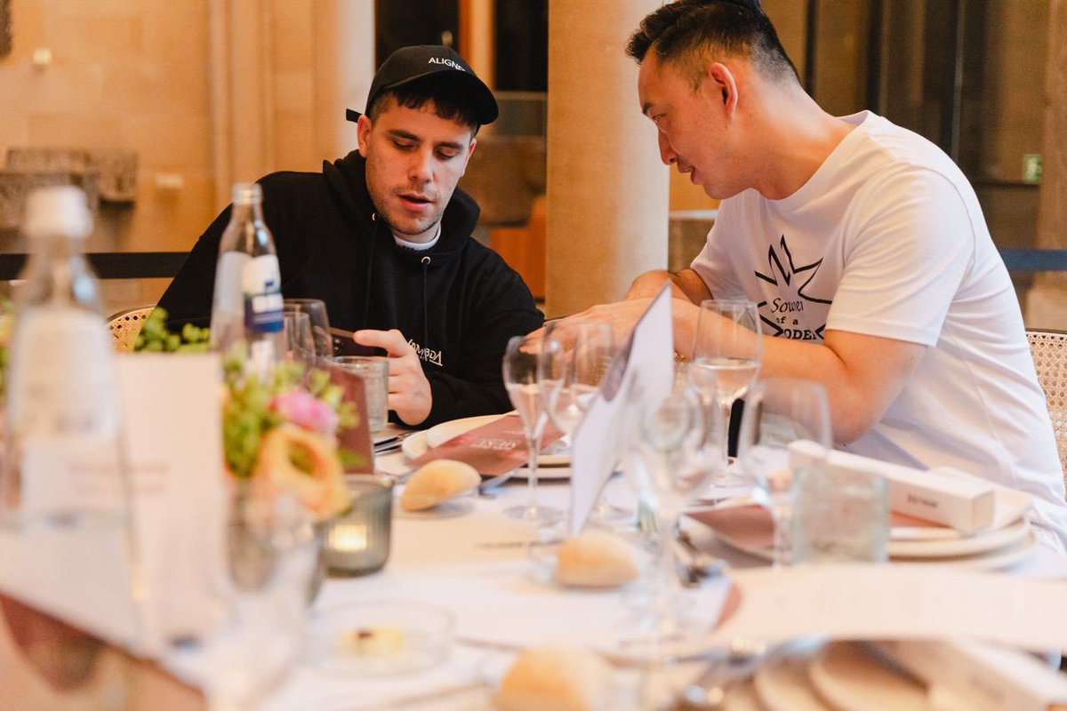 Fede’s intern 🥊 (@fede_intern) on Twitter photo Great meeting with <a href="/AnimocaVentures/">Animoca Ventures</a> a few days ago in <a href="/ekang426/">ericakang.eth.near</a> organized dinner. Love meeting cool people. Great meeting with <a href="/AnimocaVentures/">Animoca Ventures</a> a few days ago in <a href="/ekang426/">ericakang.eth.near</a> organized dinner. Love meeting cool people.