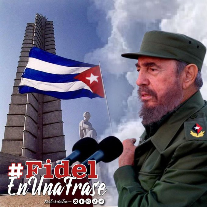 AdaCmkc's tweet image. “Y nuestro pueblo es uno de esos pueblos que no tembló nunca ante el sacrificio”.
#FidelEnUnaFrase 
#SantiagoDeCuba #Cmkc