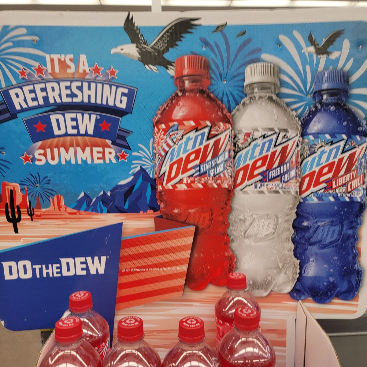 Scribbler74's tweet photo. @hellodonavon And now he can officially drink these flavors of Mt Dew https://t.co/LNeoHvzJUG