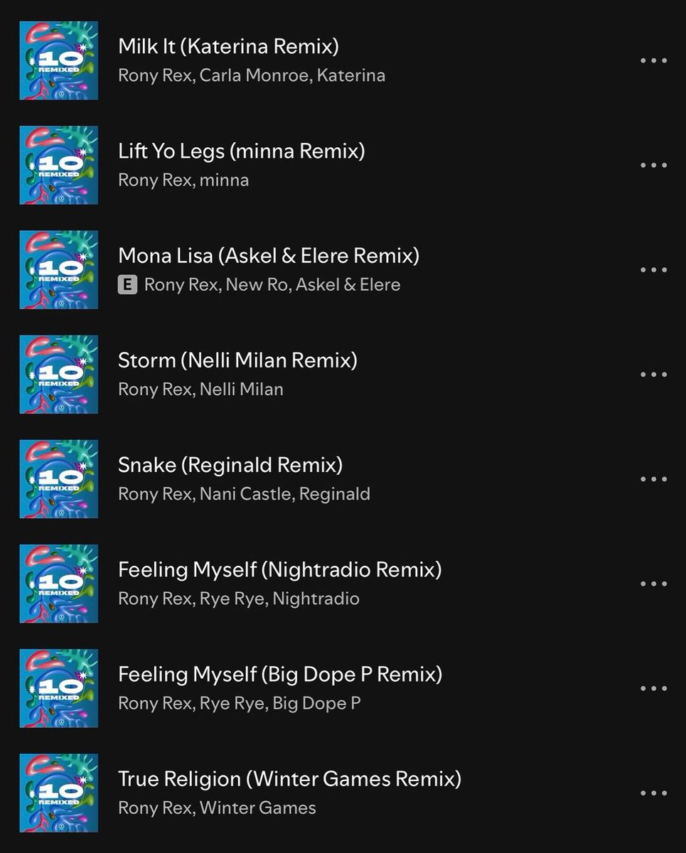 R O N Y R E X tweet media