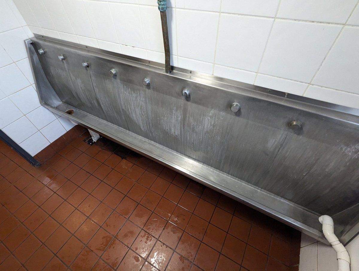 RyanInNiles's tweet photo. Ireland update: Most bathrooms are troughs. Glorious. Next time I am at the @JMAwireless @Cuse Dome I will envision myself in a small Irish village... ☘️ #TeamTrough https://t.co/WkWWIWgics