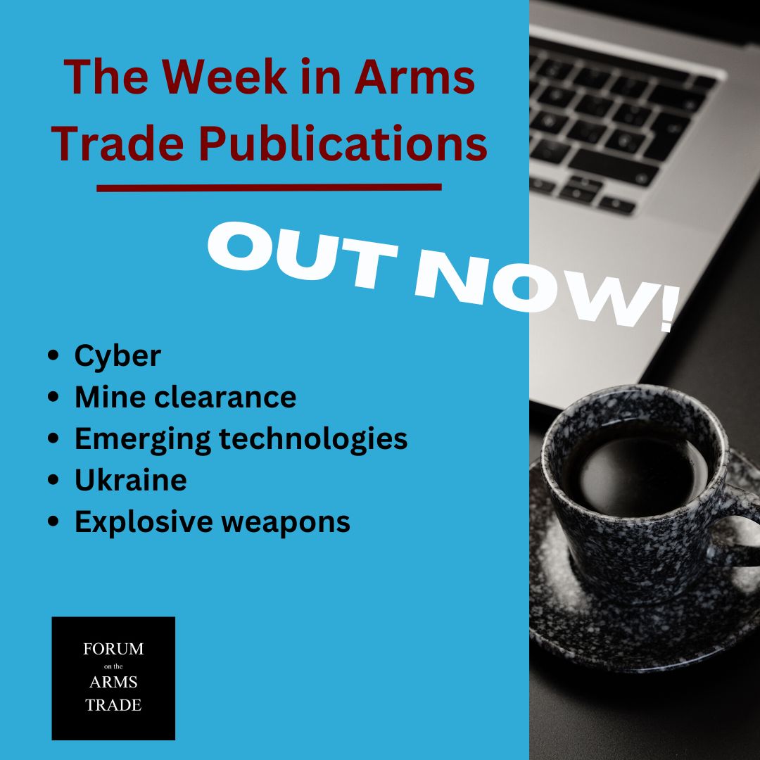 ForumArmsTrade's tweet image. Our #newsletter is📤and packed again this week! Give it a read here: mailchi.mp/forumarmstrade…! You can also subscribe to it here: forumarmstrade.org/get-on-the-lis…. 
#experts #forumcommunity #mailchimp