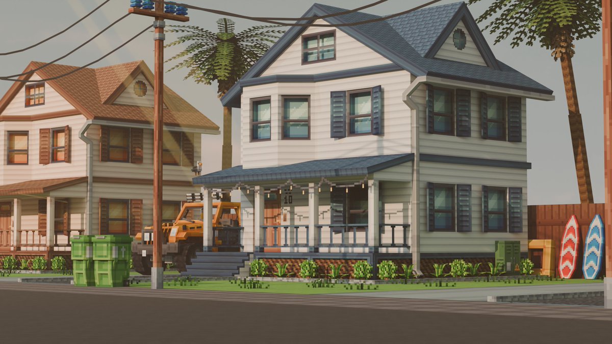 House Render   

Models made in: <a href="/blockbench/">Blockbench</a>

Render Made in Blender  

#lowpoly #minecraft #minecraftmodel #3Dmodel #pixelart #blockbenchLand #blockbench