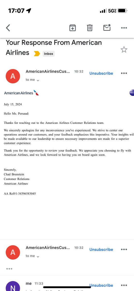 Nottooickyyy's tweet photo. Can someone tell me how to file a complaint against @AmericanAir ? They’re playing in my face. What kind of response is this after I explained I was trapped in the airport for over 4 hours with nothing but cookies because my flight was delayed due to negligence https://t.co/1IIPsrqJOl