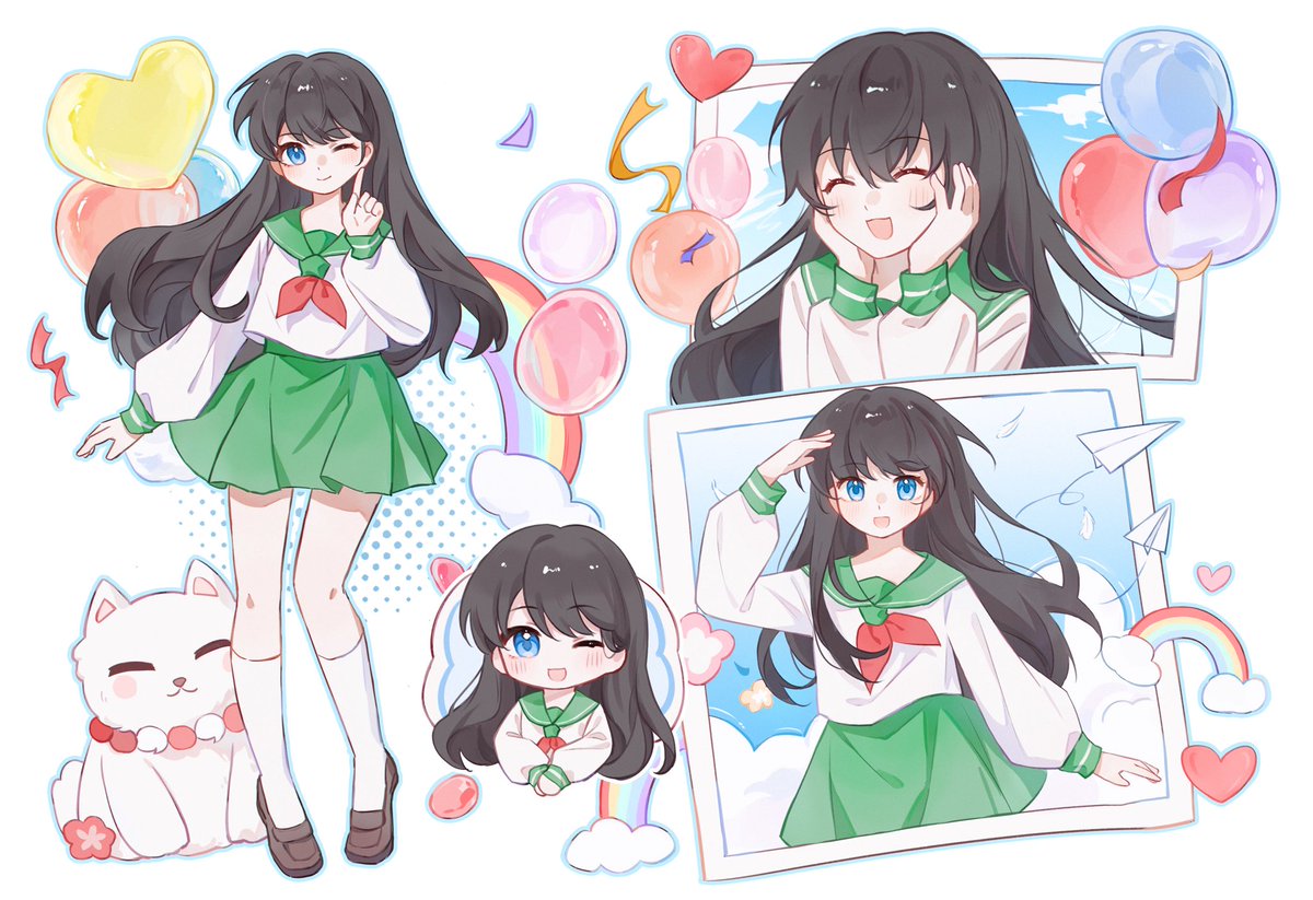 KagomeFollow's tweet photo. 各种表情的戈薇～
小狗乖乖地在旁边hhh

#日暮かごめ  #kagome  #戈薇 
#犬夜叉 #inuyasha https://t.co/GZ1w2z1Vjf