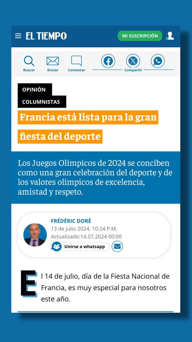 Francia en Colombia 🇫🇷🇪🇺 tweet media