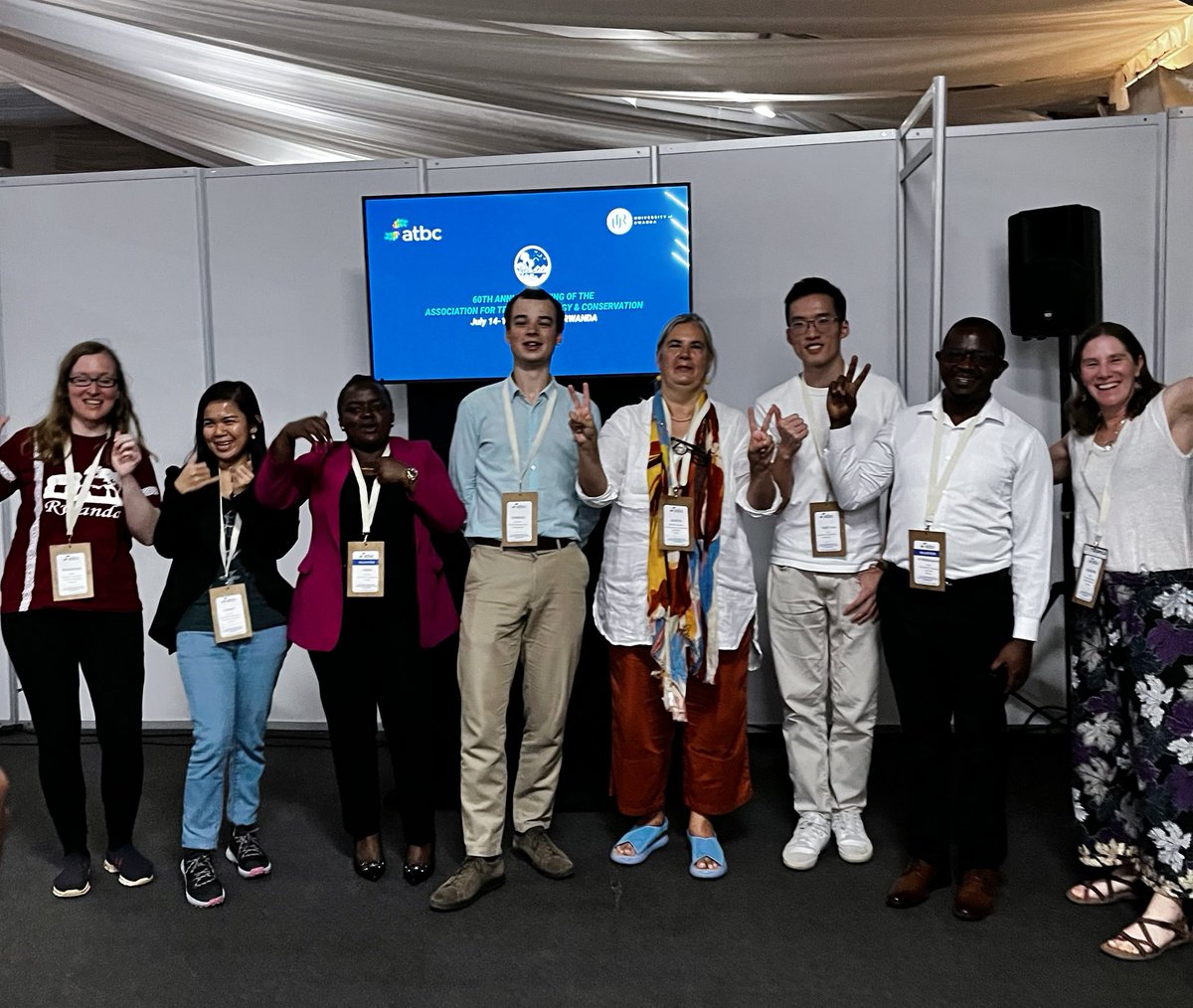 Chiew Li Yuen (@liyuen93) on Twitter photo The first #insect symposium <a href="/theATBC/">ATBC</a> Kigali, Rwanda in history! Excited to meet with insect enthusiasts around the world. We are proud to represent <a href="/ntu_ase/">Asian School Of The Environment</a> <a href="/NTUsg/">NTU Singapore</a> & to host this symposium <a href="/Freaky_G88/">Dr Friederike Gebert</a> <a href="/EleSlade/">Dr Eleanor Slade @eleslade.bsky.social</a>. Thanks for our speakers today! Remark: Enoka is missing in the pic! The first #insect symposium <a href="/theATBC/">ATBC</a> Kigali, Rwanda in history! Excited to meet with insect enthusiasts around the world. We are proud to represent <a href="/ntu_ase/">Asian School Of The Environment</a> <a href="/NTUsg/">NTU Singapore</a> & to host this symposium <a href="/Freaky_G88/">Dr Friederike Gebert</a> <a href="/EleSlade/">Dr Eleanor Slade @eleslade.bsky.social</a>. Thanks for our speakers today! Remark: Enoka is missing in the pic!