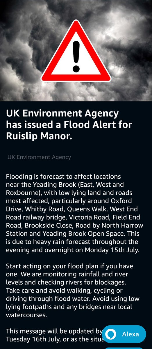 vjparekh's tweet photo. #Ruislip #RuislipManor #Eastcote #Pinner #Flood #WeatherWarning https://t.co/FAivBApZjM
