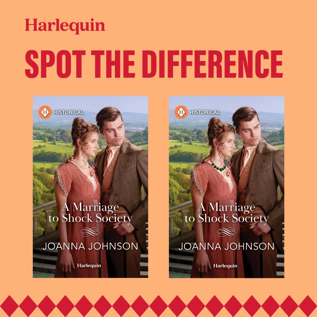 Harlequin Books (@harlequinbooks) on Twitter photo Swoon over this Regency romance after you #SpotTheDifference. Click ‘like' and leave a comment when you’ve solved the puzzle.
Whoever said you can’t buy love? Add A MARRIAGE TO SHOCK SOCIETY by <a href="/JoannaJoJohnson/">Joanna Johnson</a> to your TBR today! bit.ly/3zD72Fn Swoon over this Regency romance after you #SpotTheDifference. Click ‘like' and leave a comment when you’ve solved the puzzle.
Whoever said you can’t buy love? Add A MARRIAGE TO SHOCK SOCIETY by <a href="/JoannaJoJohnson/">Joanna Johnson</a> to your TBR today! bit.ly/3zD72Fn