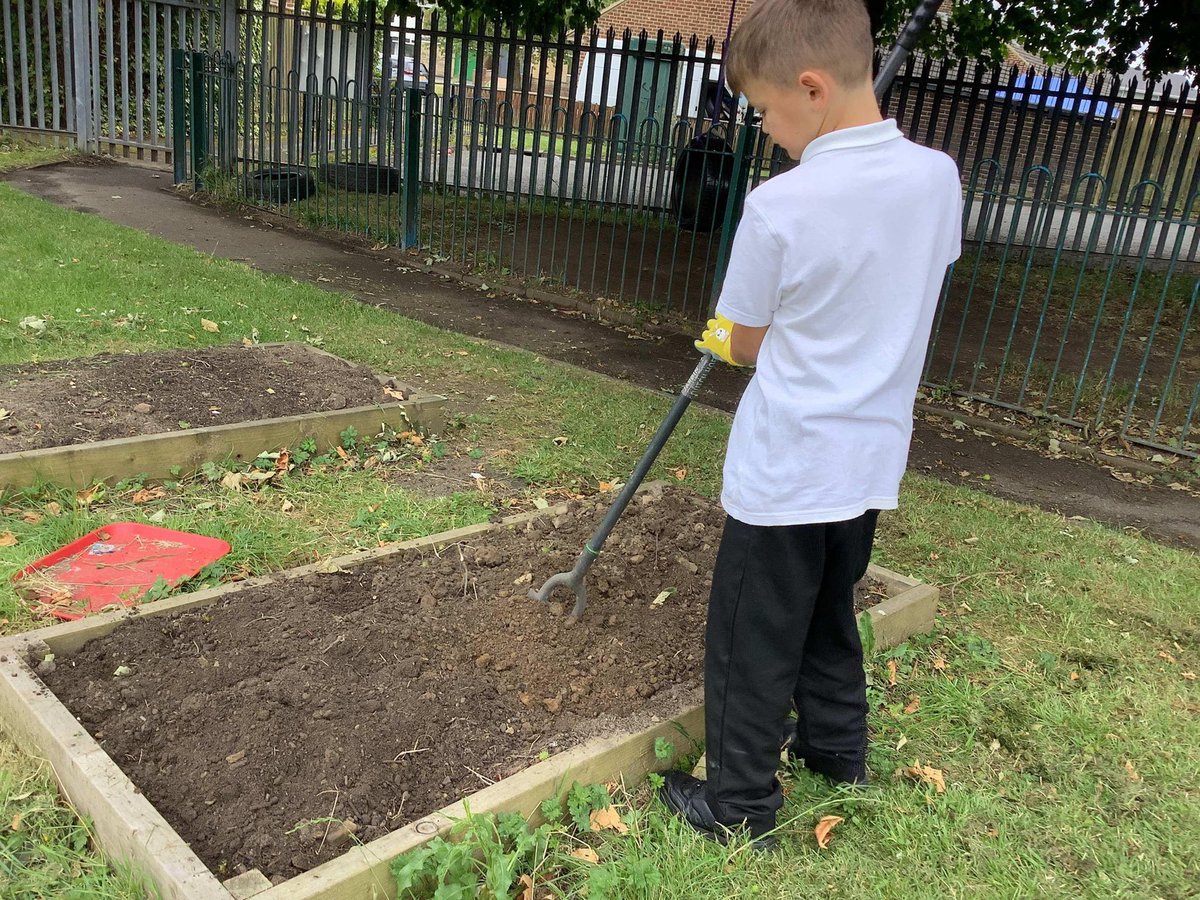 We really are a green fingered bunch at Gillas Lane! 
Here we are planting in and preparing some of our beds!

#SchoolGardening #TeamGillas