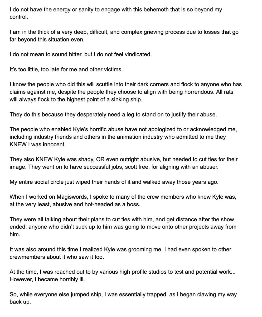 Atherist's tweet photo. Final statement on Kyle Carrozza https://t.co/IqVgjLC1Tz