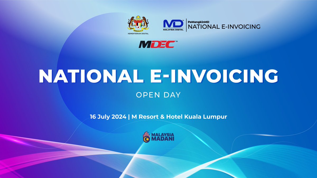 Alex Baulf (@vatgst) on Twitter photo #Malaysia - Happy National E-Invoicing Open Day! Wishing <a href="/mymdec/">Malaysia Digital Economy Corporation</a> and all attending businesses a succesful event in #KualaLumpar. <a href="/avalara/">Avalara</a> is ready to support Malaysian businesses with the new MyInvois e-invoicing mandate & national einvoicing initiative. #MalaysiaMADANI #Malaysia - Happy National E-Invoicing Open Day! Wishing <a href="/mymdec/">Malaysia Digital Economy Corporation</a> and all attending businesses a succesful event in #KualaLumpar. <a href="/avalara/">Avalara</a> is ready to support Malaysian businesses with the new MyInvois e-invoicing mandate & national einvoicing initiative. #MalaysiaMADANI