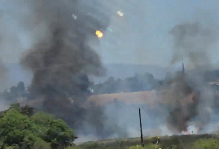 KernFiregraph's tweet photo. Last month the 10 acre #ChesterFire. https://t.co/p5JGC5vNFQ