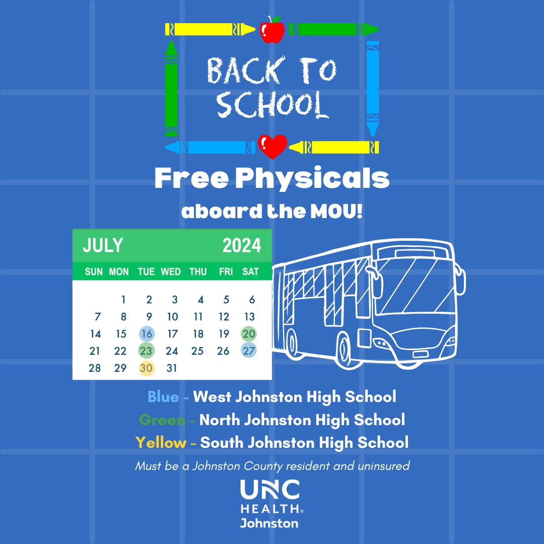 UNC Health Johnston tweet media