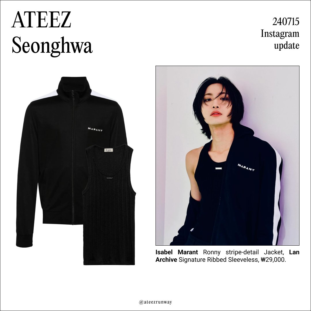 ateezrunway's tweet photo. 240715 @ATEEZOfficial Seonghwa (@._starhwa_) Instagram update

Seonghwa wears ISABEL MARANT and LAN ARCHIVE.

#ATEEZ #에이티즈 #SEONGHWA #성화 #ParkSeonghwa #박성화 #SeonghwaFashion #SeonghwaStyle #SeonghwaCloset #SeonghwaOutfit #ATEEZFashion #ATEEZStyle #isabelmarant #lanarchive https://t.co/R9IGZxp34E