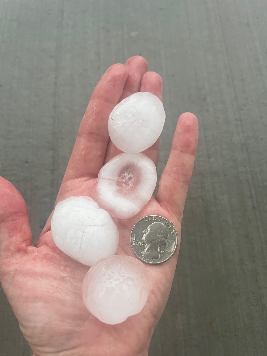 whec_amcdonald's tweet photo. Golf ball sized hail in Farmington.  #roc https://t.co/VkA4NSBgXx