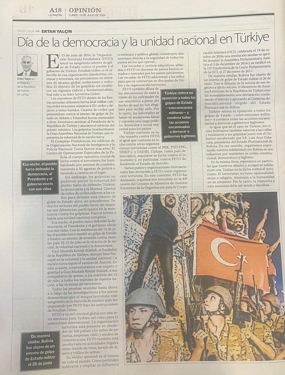 Türkiye in Bolivia tweet media