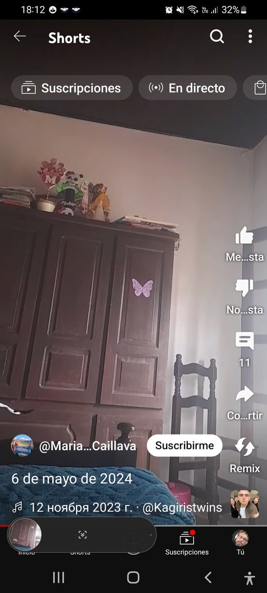 tn_goya's tweet photo. URGENTE: Encontramos en el canal de YouTube de Victoria Caillava un posteo donde filmaba una mariposa rosada en su ropero. 
La mariposa rosa es un símbolo donde los pedofilos se identifican en redes sociales, este es un lenguaje secreto. #Loan https://t.co/z20MCQGQO7