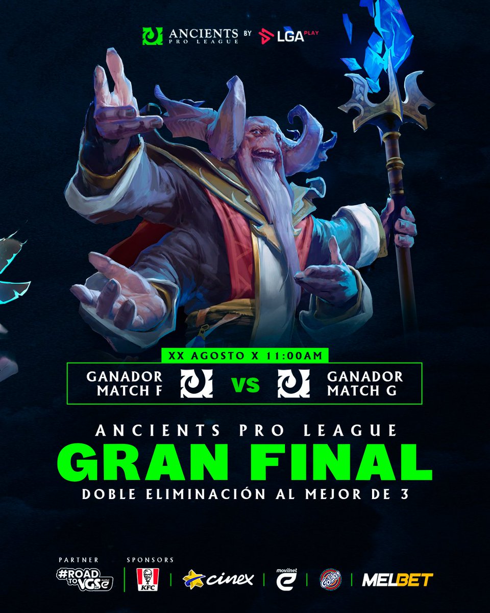 LGAplay's tweet photo. ¡LLEGAN LOS PLAYOFFS! 🔥💪

¡Damos la bienvenida a los PLAYOFFS de la #AncientsProLeague donde cada partida, momento, teamfight y selección serán DECISIVAS para lograr avanzar a la deseada FINAL PRESENCIAL! 😎

¡Nos vemos en unos instantes con los PRIMEROS ENFRENTAMIENTOS! 💥

#APL1