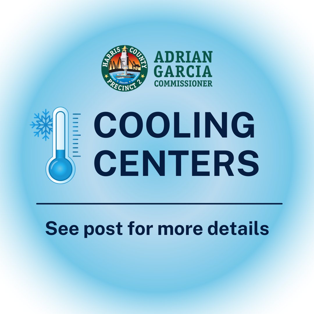 HarrisCoPct2's tweet photo. UPDATE AS OF 7/15:  More locations added!
Hours of operation:  Monday- Friday 8 am - 8 pm
Bay Area Community Center
East Harris County Activity Center
Felix L. Baldree Community Center
Hardy Senior Center
JD Walker Community Center
Mangum-Howell
Leonel Castillo Community Center https://t.co/4OMxtk9Gep