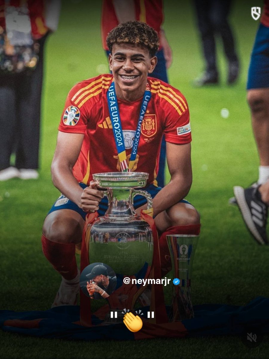 FRBarca_'s tweet photo. Neymar valide Lamine Yamal sur Instagram 🚨🇧🇷 https://t.co/4nielmjQE1